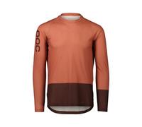 POC MTB Pure LS Jersey, Unisex Adulto, XXL, Himalayan Salt/Axinite Brown
