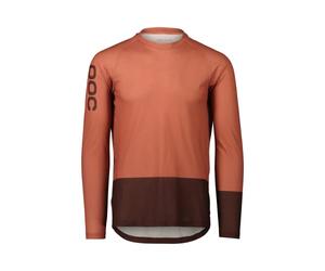 POC MTB Pure LS Jersey, Unisex Adulto, XXL, Himalayan Salt/Axinite Brown