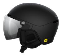POC Obex Visor, Cascos de esquí Unisex-Adult, Uranium Black Matt/Clarity Universal/Partly Sunny/Silver, M-L (55-58 cm)