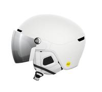 POC Obex Visor Cascos de esquí, Adultos Unisex, Hydrogen White/Clarity Universal/Partly Sunny/Silver, M-L (55-58cm)