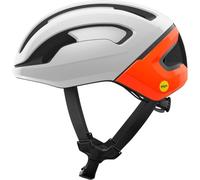 POC Omne Air MIPS Casco de Ciclismo, Adultos Unisex, Hydrogen White/Fluorescent Orange, Medium