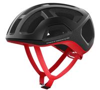 POC Ventral Lite Casco de Bici, Unisex-Adult, Uranium Black/Prismane Red Matt, L (56-61cm)