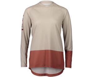 POC W's Mtb Pure Ls Jersey - Mujer - Beige / Rojo - talla S- modelo 2024