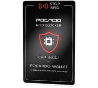 POCARDO Tarjeta de Bloqueo - Anti RFID/NFC | Protector de Tarjetas de crédito y bacarias sin Contacto | Protección Complete Billetera