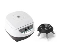 POCDOKYZ Centrífuga de laboratorio de baja velocidad 3074xg RCF, 500-5000 rpm, pantalla LCD con rotor de 6x15 ml, acepta tubos de 5/10 ml for sedimentación de líquidos y separación de