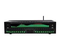 POCDOKYZ Ecualizador Digital de 31 Bandas, Ecualizador gráfico estéreo de Audio Digital, Analizador de Espectro Musical LED, con reducción de Ruido, 12 Patrones de Ritmo, for Estudio de grabación
