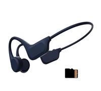 POCDUUA Auriculares De Natación De Conducción Ósea IPX8, Resistentes Al Agua, Inalámbricos, Reproductor MP3 De 64 GB, 10 Horas De Reproducción para Nadar, Correr,Blue