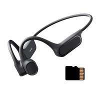 POCDUUA Auriculares De Natación De Conducción Ósea IPX8, Resistentes Al Agua, Inalámbricos, Reproductor MP3 De 64 GB, 10 Horas De Reproducción para Nadar, Correr,Black