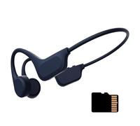 POCDUUA Auriculares Deportivos Inalámbricos Subacuáticos Resistencia Al Agua IPX8, Reproductor De MP3 Integrado con 32 GB De Almacenamiento, Ideales para Correr Y Andar En Bicicleta.,Blue