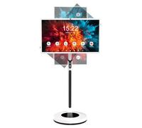 POCDUUA Smart TV PortáTil, Monitor TáCtil 1080p con Ruedas Y CáMara Integrada, BateríA 15000 Mah, Televisor MóVil con Soporte, Almacenamiento 8 GB + 128 GB, Pantalla Giratoria 32 Pulgadas