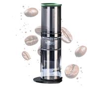 POCDUUA Torre Goteo Para Café FríO, Cafetera Goteo Con Hielo Y Flujo Agua Ajustable, Capacidad 600 Ml, MáQuina Vidrio Borosilicato Con TecnologíA Goteo Lento Y ExtraccióN Baja Temperatura