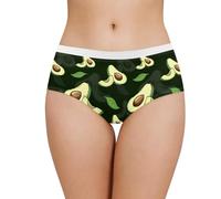 Poceacles Bragas hipster invisibles sin costuras para mujeres, elásticas, transpirables, de talle bajo, sin marcas, ropa interior tipo brief, avocado, 3XL