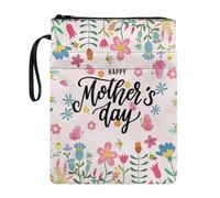 Poceacles Funda para libro con estampado floral para los amantes de los libros, funda lavable para libros, se adapta a la mayoría de tapas duras estándar