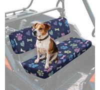 Poceacles UTV - Funda de asiento compatible con Kawasaki Mule 4000 4010, protección completa, protección UV, a prueba de polvo, evita el desgaste, accesorios UTV, hueso de pata, azul oscuro, violeta