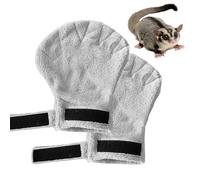 Poche De Liaison Pour Sugar Glider - Mitt Doux Résistant Aux Morsures | 2 Gants Manipulation D'Animaux Absorbants | Pour Hamsters Écureuils Oiseaux Lapins Chiots Toilettage Alimentation