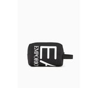 Pochette beauty case train uomo Emporio Armani EA7 black/white logo UBS23EA01 245076 3R910 Piccola