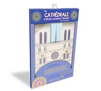 Pochette - Ma cathédrale à déplier, colorier et décorer !: avec un dépliant à compléter, une planche d'autocollants et un livret