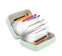Pochettes À Pilules - Contenant Stockage Modulable Avec 14 Codes Couleur Pour Médicaments - Organisateur De Pochette À Pilules,Pour Maison Travail Huile Poisson Et