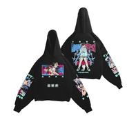pochikiki- Anime DA DA Dan Sudadera Anime Pullover Momo Ayase Okarun Graphic Printed Sudadera Hombres Vintage Gothic Hoodies
