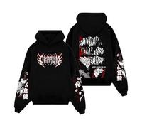 pochikiki- Anime DA DA Dan Sudadera Anime Pullover Turbo Granny Okarun Graphic Printed Sudadera Hombres Vintage Gothic Hoodies