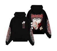 pochikiki- Anime DA DA Dan Sudadera Anime Pullover Turbo Granny Okarun Graphic Printed Sudadera Hombres Vintage Gothic Hoodies