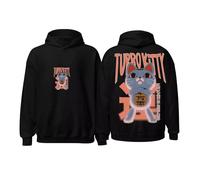 pochikiki- Anime DA DA Dan Sudadera con Capucha Turbo Granny Sudaderas Harajuku Manga Larga Sudadera Hip Hop Hombre Ropa Abrigo