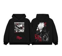 pochikiki- Anime DA DA Dan Sudaderas Ropa de Calle Vintage Takakura Ken Okarun Sudaderas Hombre Mujer Manga Larga Pullover