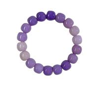 pochikiki- Ansiedad Pulseras Bodhi Natural Mala Oración Cuentas Elástico Stretch Pulsera de cuentas Buena Suerte Saludable Multi Color Bead
