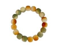 pochikiki- Ansiedad Pulseras Bodhi Natural Mala Oración Cuentas Elástico Stretch Pulsera de cuentas Buena Suerte Saludable Multi Color Bead