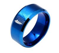 pochikiki- Attack AOT On Titan Anillo Wings Of Liberty Flag Finger Rings For Men Women Charm Jewelry Anime Fans