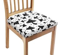 pochikiki-brand Funda Lavable y extraíble para sillas con Banda elástica Funda Protectora Antipolvo para Banquetes Patios cocinas y Fiestas Juego de 1/2/4/6