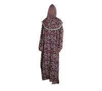pochikiki-brand Vestidos musulmanes para las mujeres Elegante ropa de oración para Hijab musulmán con capucha Maxi Robe Dubai Kaftan Jilbab Burqa manga larga Abaya vestidos islámicos turcos