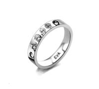 pochikiki- EVA Evangelion Anime Periféricos Asuka Langley Soryu Ayanami Rei Personaje Anillos Unisex Tallas disponibles Anillos Joyería