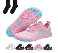 POCHY Hike Footwear Barefoot Womens, Pro-Healthy & Non-Slip Barefoot Shoes for Women & Men, Non-Slip Barefoot Shoes (Pink,40)