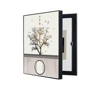 POCHY Ocultar Contador Tapa Decorativa Tapa del Medidor Eléctrico Montaje en Pared Moderna Caja Eléctrica Contadores De Caja Cubierta(F,40X50CM/15.7x19.6in)