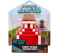 Poci n de transporte de Minecraft de Mattel, adem s de un estuche de transporte exclusivo para minifiguras, basado en el videojuego Minecraft, j