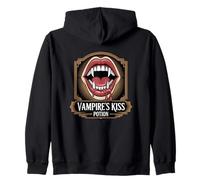 Poción de Beso de Vampiro, diseño gótico de colmillo Sudadera con Capucha