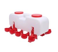 Pociones de Pollo Automáticas, Bebidas de Agua de 10 litros Pollos, Bebidas de Aves de Corral Establece una Donación de Agua de Pollo de Bricolaje para Pato, Ganso, Pollo