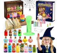 Pociones Magicas Niñas, Kit Manualidades Niños 6 7 8 9 10 Años Pocimas Juguetes 18 Botellas Caja Misteriosa Retro, Creative Juego Educativo Navidad Cumpleaño Regalo, Magic Quimicefa Experimento