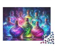 Pociones mágicas Puzzles 1000 Piezas Papel Reciclado para Adultos Puzzle para Adultos Juego Familiar Divertido y desafiante Excelente Idea de Regalo para niños a Partir de 12 años 52x38cm/1000pcs