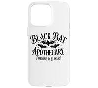Pociones y elixires góticos de boticario de murciélago Negro Carcasa para iPhone 15 Pro MAX