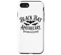 Pociones y elixires góticos de boticario de murciélago Negro Carcasa para iPhone SE (2020) / 7/8