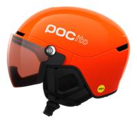 POCito Obex Visor, casco de esquí con visor, junior, florescent orange 51-54cm Fluorescent Orange