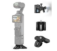 Pocket 3 4 Mini Trípode para Xtra Muse, soporte de escritorio con base magnética para Insta360 Luna Ultra X5 X4 X3, para DJI Osmo Pocket 3 4 4P Creator Combo Action 6 5 Pro 4, para accesorios Xtra