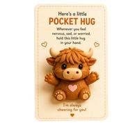 Pocket Animal Hug Ghost Inspirational - Comforting Support Relief Keepsake