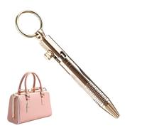 Pocket Ballpoint Pen - Brass Portable Ballpoint Pen Pendant | Small Design Brass Pen Pendant for Partners, Customers, Relatives, Friends