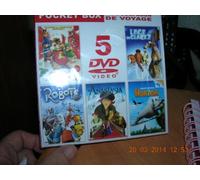 ¨POCKET BOX MON COMPAGNON DE VOYAGE 5 DVD VIDEO