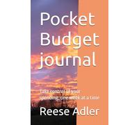 Pocket Budget journal: "Take control of your spending, one week at a time"
