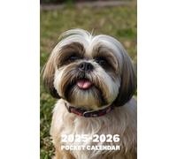 Pocket Calendar 2025-2026: 2 Year Monthly Planner January 2025 To December 2026 For Purse | Beautiful Dog cover ( Shih Tzu design )