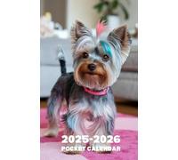 Pocket Calendar 2025-2026: 2 Year Monthly Planner January 2025 To December 2026 For Purse | Beautiful Dog cover ( Yorkshire Terrier design )
